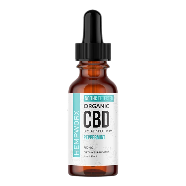 Broad Spectrum CBD Oil THC-Free Peppermint - thc free cbd oil peppermint