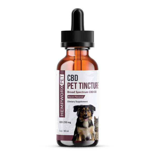 Broad Spectrum CBD Pet Tincture by HempWorx